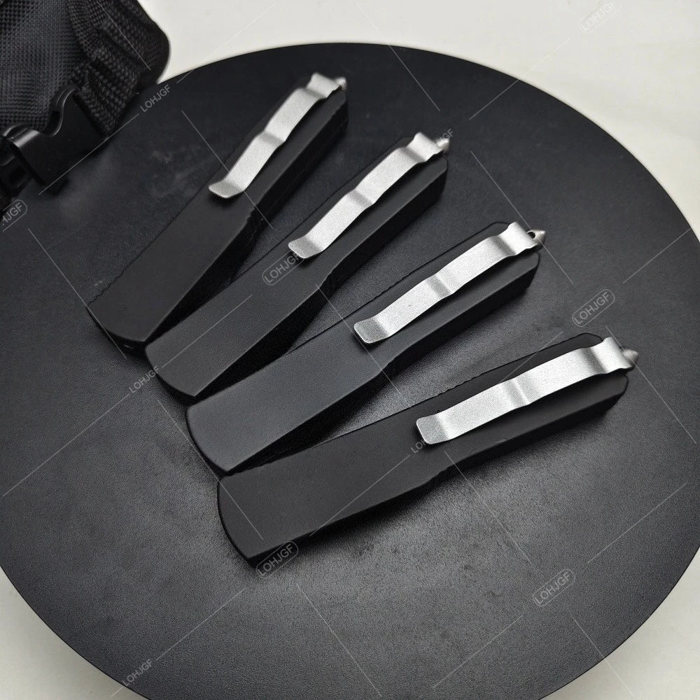 4 Styles Ut-85 Outdoor Portable Folding Knife with Pocket Clip Camping Fishing Tools Multi-functional Cutting Knives