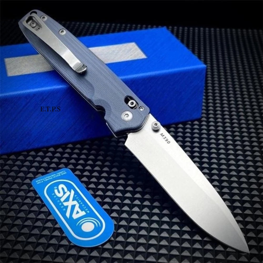 BM485 Valet Folding Knife 2.96" G10 Handle EDC Pocket Knife AXIS Lock Hunting Outdoor Survival Assisted Open Flipper Knives