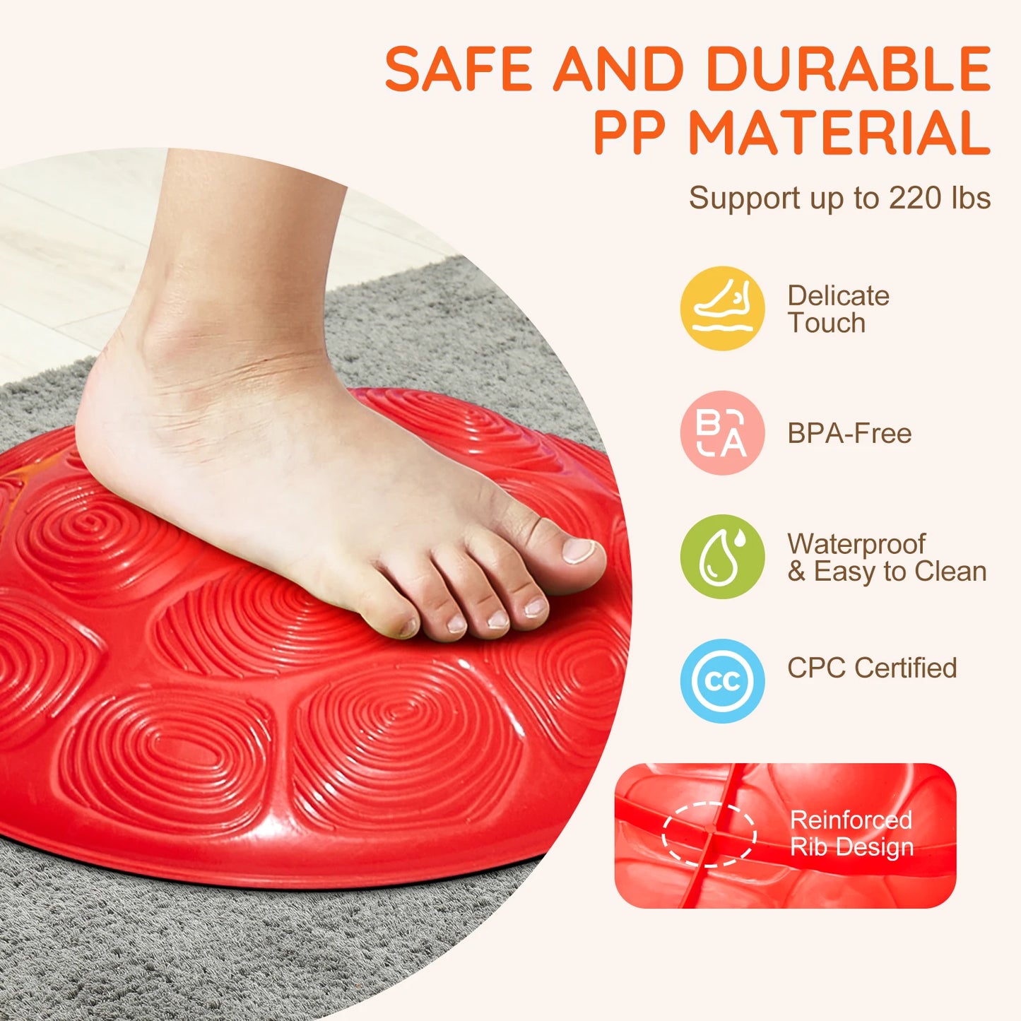 6 PCS Kids Turtle Balance Stepping Stones Kids Toddler Jumping Coordination Game Toys Outdoor Play for Children Gifts