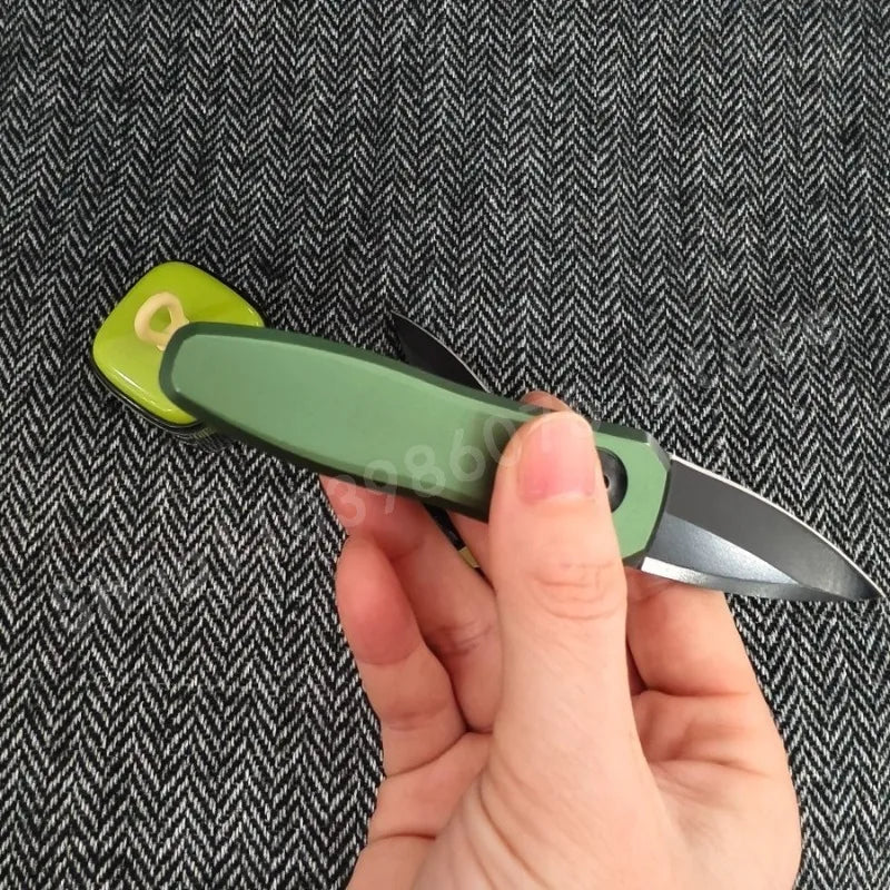 KS 7500 Multi-functional Folding Knife 8Cr13Mov Blade T6 Aviation Aluminum Anti-slip Handle  Camping Survival Fixed-edge Knife