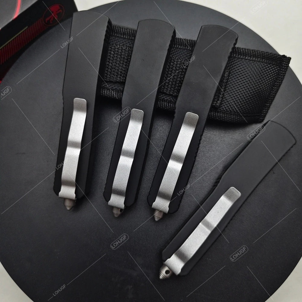 4 Styles Ut-85 Outdoor Portable Folding Knife with Pocket Clip Camping Fishing Tools Multi-functional Cutting Knives