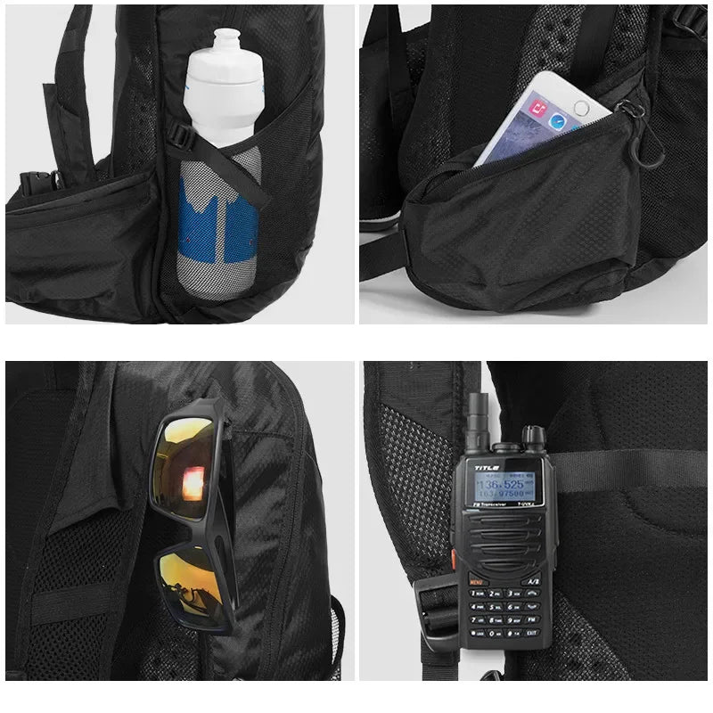 ROCKBROS Hiking Bags Cycling Backpack Bicycle Rainproof Sport Bags Camping Outdoor Traveling Breathable High Capacity Backpack