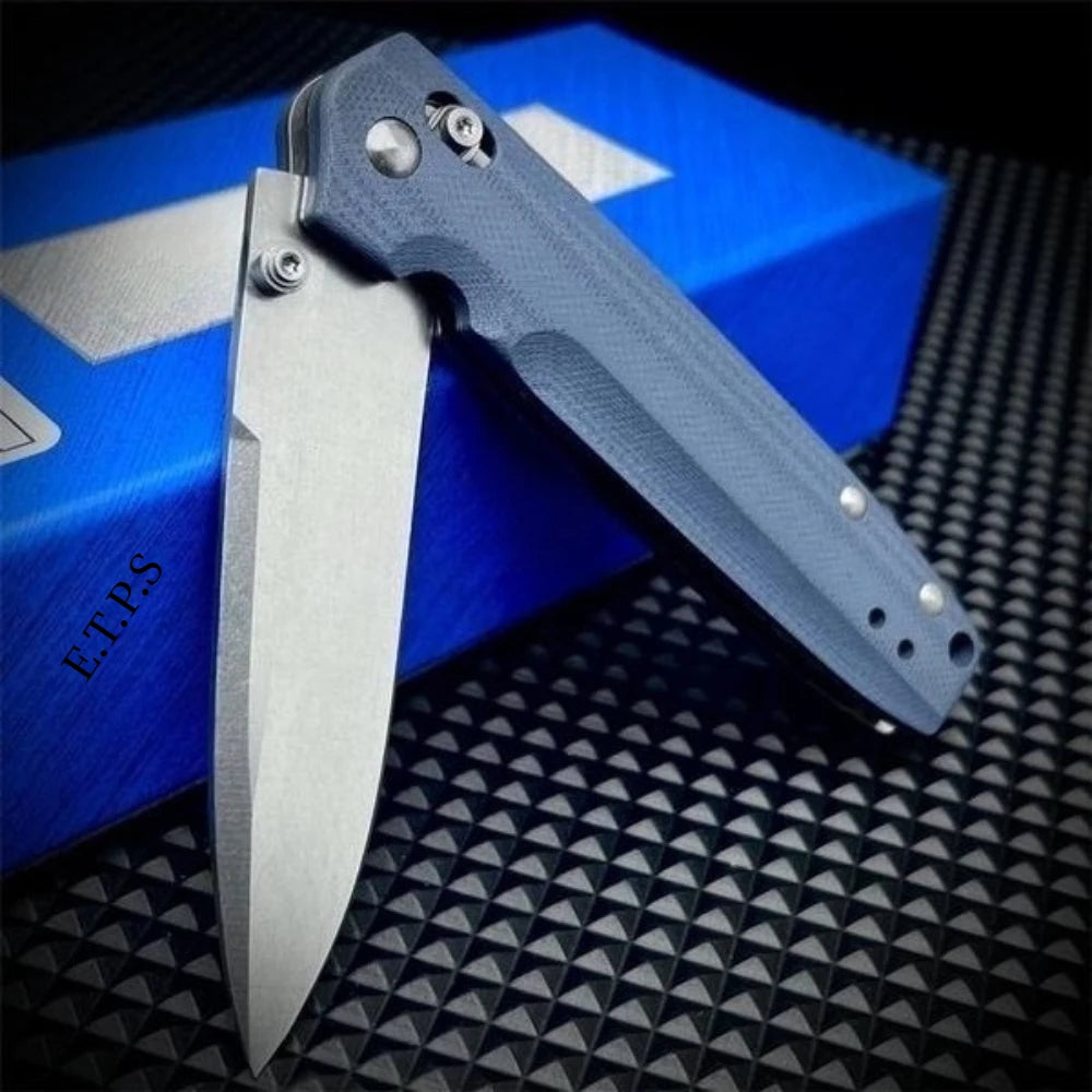 BM485 Valet Folding Knife 2.96" G10 Handle EDC Pocket Knife AXIS Lock Hunting Outdoor Survival Assisted Open Flipper Knives