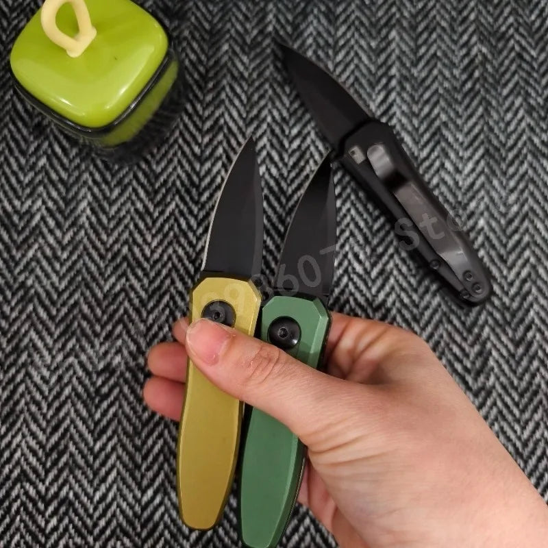 KS 7500 Multi-functional Folding Knife 8Cr13Mov Blade T6 Aviation Aluminum Anti-slip Handle  Camping Survival Fixed-edge Knife