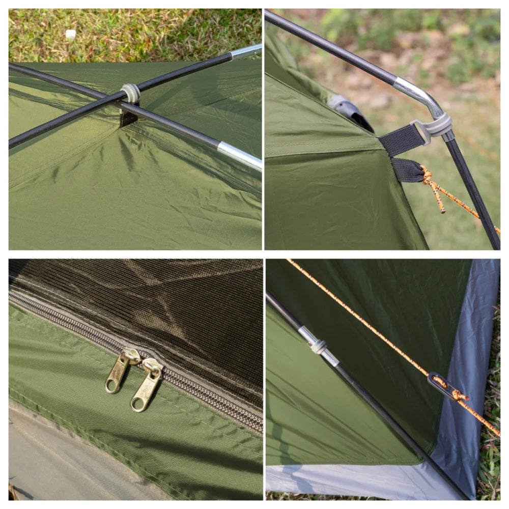 Backpacking Tent for Camping: Portable 1-2 Person Hiking Waterproof Tent Quick Setup and Compact for Outdoor Festivals