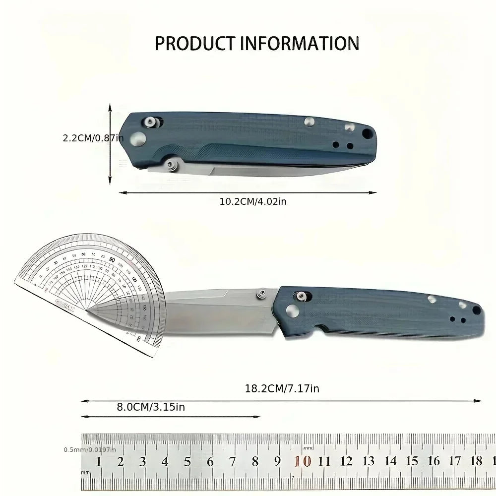 BM485 Valet Folding Knife 2.96" G10 Handle EDC Pocket Knife AXIS Lock Hunting Outdoor Survival Assisted Open Flipper Knives